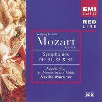 Mozart: Symphonies Nos. 31, 33 & 34