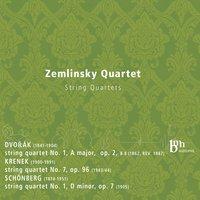 Dvořák, Krenek & Schönberg: Works for String Quartet