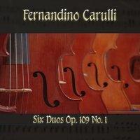 Fernandino Carulli: Six Duos, Op. 109, No. 1