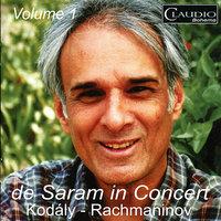 de Saram in Concert, Vol. 1