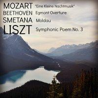 Mozart: "Eine Kleine Nachtmusik" / Beethoven: Egmont Overture / Smetana: Moldau / Liszt: Symphonic Poem No. 3