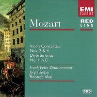 Mozart: Violin Concertos Nos. 2 & 4/Divertimento No. 1