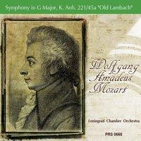 Mozart: Symphony in G Major, K. Anh. 221/45a "Old Lambach"