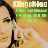 6 Moment Musical Klingelton Klavierstücke f-Moll op. 94 D. 780 no. 3