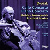 Dvořák: Cello Concerto  and Piano Concerto