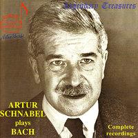 Artur Schnabel Plays Bach