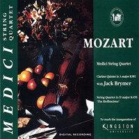 Mozart: Clarinet Quinter in A Major and String Quartet in D Major