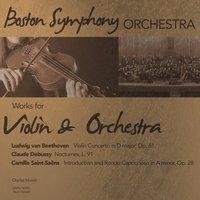 Boston Symphony Orchestra: Works for Violin & Orchestra