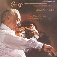 Grieg, E.: Violin Sonatas Nos. 1-3