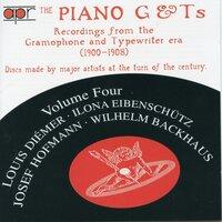 The Piano G & T's, Vol. 4: Recordings from the Gramophone & Typewriter Era (1900-1908)