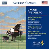 Weinberg: Piano Concerto No. 2 / String Quartet Op. 55 / Shabbat Ba'Aretz
