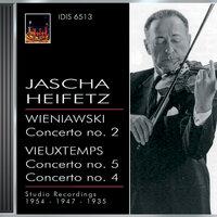 Wieniawski, H.: Violin Concerto No. 2 / Vieuxtemps, H.: Violin Concertos Nos. 4 and 5 (Heifetz) (1935, 1947, 1954)