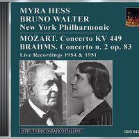 Mozart: Piano Concerto No. 14 / Brahms: Piano Concerto No. 2 (Hess, Walter) (1951, 1954)