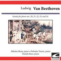 Ludwig van Beethoven: Sonata for piano Nos. 20, 21, 22, 23, and 24