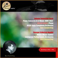 Johann Sebastian Bach: Piano Concerto in D Minor, Bwv 1052 - George Friderick Handel: Water Music (Suite)