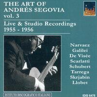 The Art of Segovia, Vol. 3 (1955-1956)
