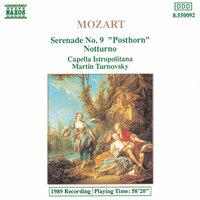 Mozart: Serenade No. 9, 'Posthorn' / Notturno