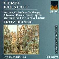 Verdi, G.: Falstaff [Opera] (Reiner) (1949)