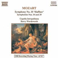 Mozart: Symphonies Nos. 34, 35 and 39