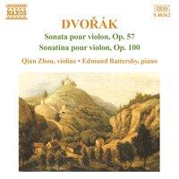 Dvořák: Sonata pour violon et Sonatina pour violon