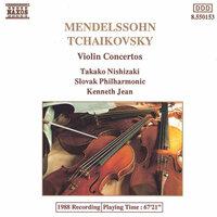 Mendelssohn: Violin Concerto in E Minor - Tchaikovsky: Violin Concerto in D Major