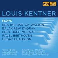 Louis Kentner plays Brahms, Bartok, Walton, Balakirew, Dvorak et al