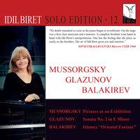 Mussorgsky, Glazunov & Balakirev: Piano Works