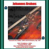 Brahms: Concerto for Violin, Cello and Orchestra, Op. 102