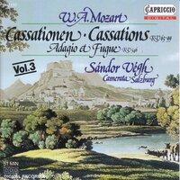 Mozart, W.A.: Cassations, K. 63 and 99 / Adagio and Fugue, K. 546