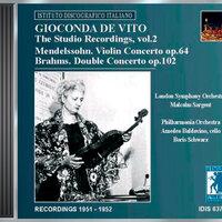 De Vito, Gioconda: Studio Recordings, Vol. 2 (1951-1952)