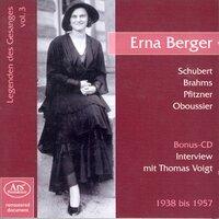 Legenden Des Gesänges, Vol. 3: Erna Berger