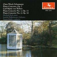 Schumann, C.: Piano Concerto in A Minor / Weber, C.M.: Piano Concertos Nos. 1 and 2