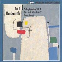 Hindemith: String Quartets Nos. 1 and 5