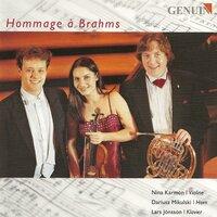 Schumann, R.: Adagio and Allegro / Brahms, J.: Trio for Violin, Horn and Piano, Op. 40 / Ligeti, G.: Hommage A Brahms
