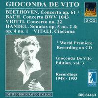 Beethoven, L. Van: Violin Concerto, Op. 61 / Viotti, G.B.: Violin Concerto No. 22  (1948-1953)