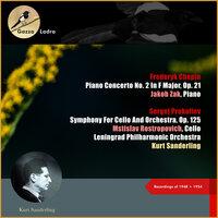 Frederyk Chopin: Piano Concerto No. 2 In F Major, Op. 21 - Sergej Prokofiev: Symphony for Cello and Orchestra, Op. 125