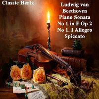 Piano Sonata No 1 in F Op 2 No 1. I Allegro Spiccato