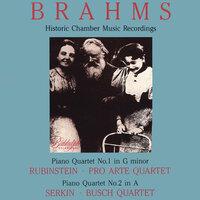 Brahms: Piano Quartets Nos. 1 & 2