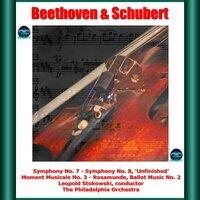 Beethoven & Schubert: Symphony No. 7 - Symphony No. 8, 'Unfinished' - Moment Musicale No. 3 - Rosamunde, Ballet Music No. 2