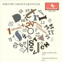 Shostakovich, D.: Violin Sonata, Op. 134 / 24 Preludes