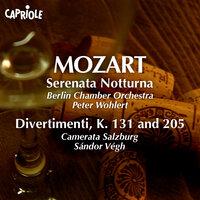 Mozart, W.A.: Serenata Notturna  / Divertimenti, K. 131, 205