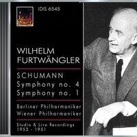 Schumann, R.: Symphonies Nos. 1 and 4 (Berlin Philharmonic, Vienna Philharmonic, Furtwangler) (1951, 1953)