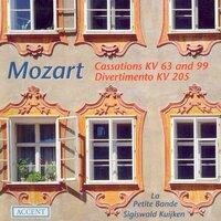Mozart, W.A.: Cassations - K. 63, 99 / March in D Major / Divertimento in D Major
