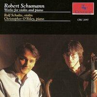 Schumann, R.: Works for Violin and Piano