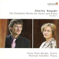 Respighi, O.: Violin Music, Vol. 1