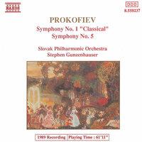 Prokofiev: Symphony No. 1, 'Classical' / Symphony  No. 5