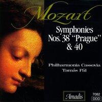 Mozart: Symphonies Nos. 38, "Prague" and 40