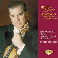 Brahms / Saint-Saens: Violin Concertos