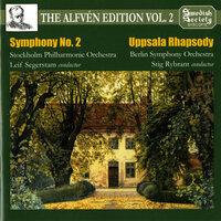 Alfvén Edition, Vol. 2: Sypmhony No. 2 - Uppsala Rhapsody