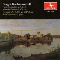 Rachmaninov, S.: Moments Musicaux / Piano Sonata No. 2 / Preludes